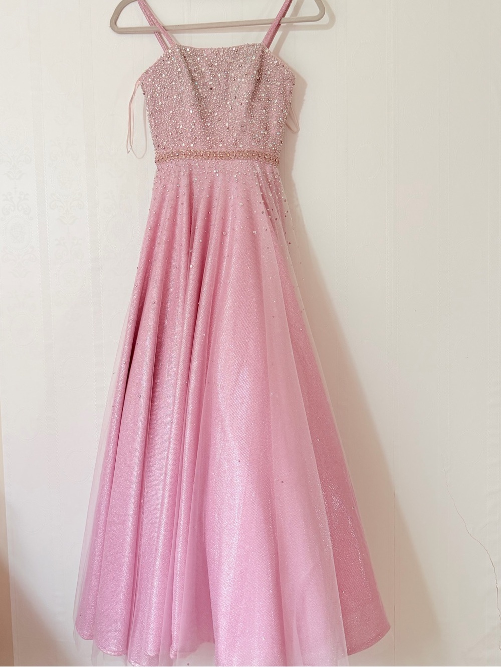 Jovani Lilac Beaded A-Line Formal Dress | Size 0